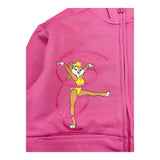 DIADORA felpa tinta unita con zip e stampa looney tunes Fuxia per Bambina 502180947 FUXIA DIADORA 