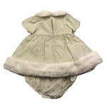 LA STUPENDERIA abito mezza manica tinta unita con culotte Beige per Neonata CBAB58 BEIGE LA STUPENDERIA 