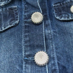 Fun & Fun Giubbino Tinta Unita In Denim per Neonata FNCBJK01043N BLU FUN & FUN 