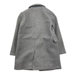 TRUSSARDI cappotto tinta unita con bottoni Grigio per Bambino TBA25123CP GRIGIO TRUSSARDI 