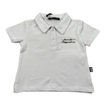 Daniele Alessandrini Polo Mezza Manica Tinta Unita con Logo per Neonato 1296MP00209 BIANCO DANIELE ALESSANDRINI 