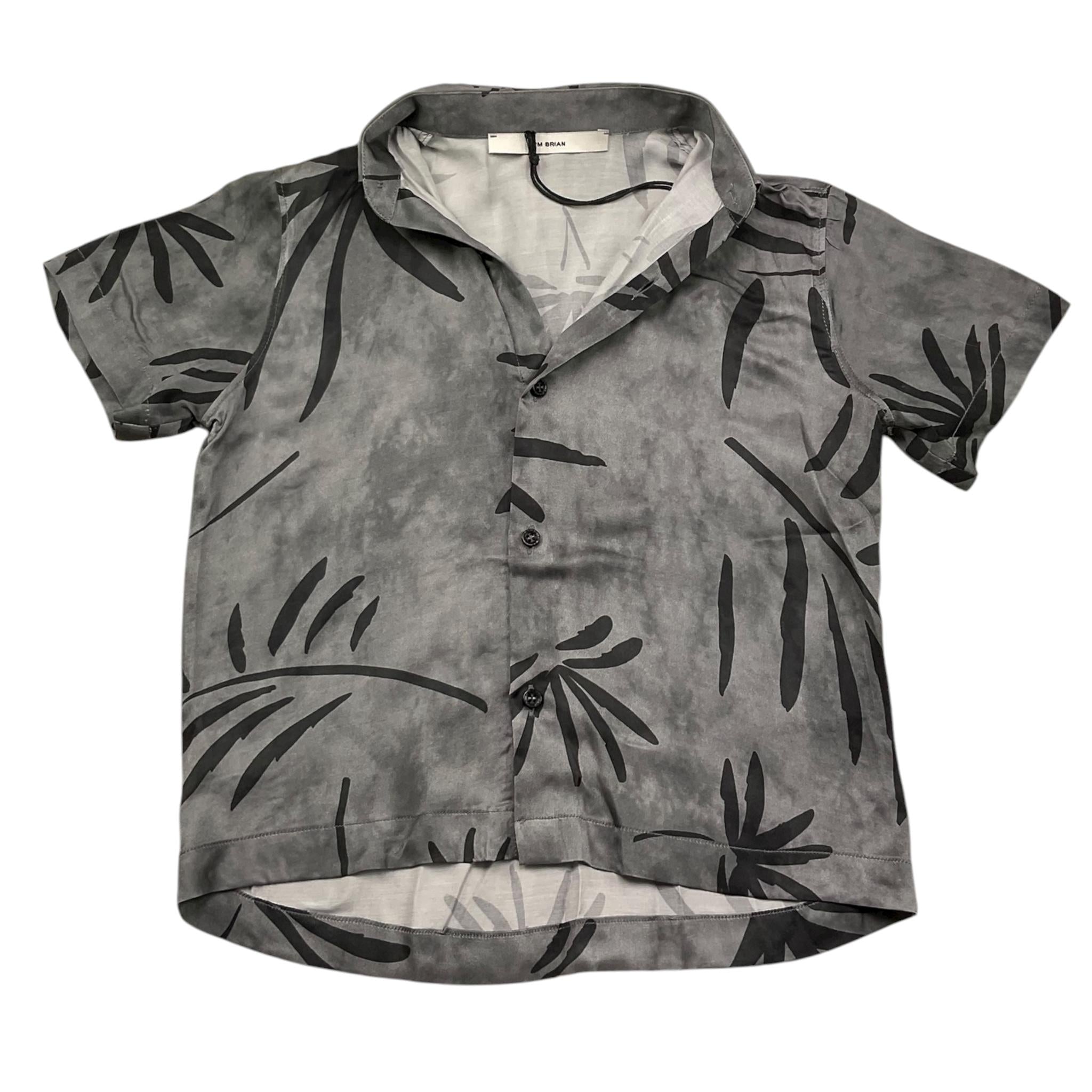 C.P. Company Camicia Mezza Manica Tinta Unita per Bambino CA3292J GRIGIO C.P. COMPANY 