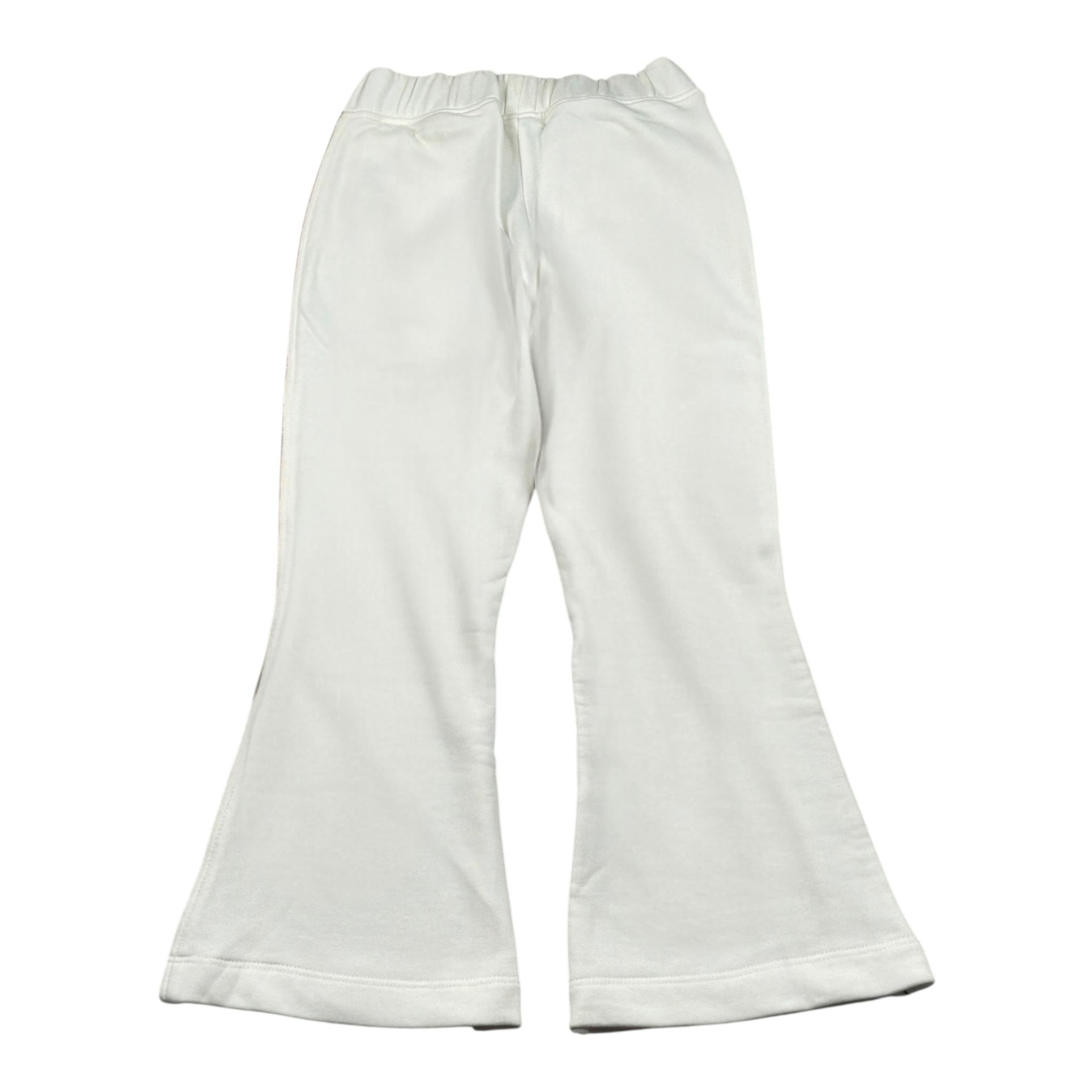 Jijil Pantalone Tuta tinta unita Modello A Zampa Bianco per Bambina JJE23PA036 BIANCO JIJIL 