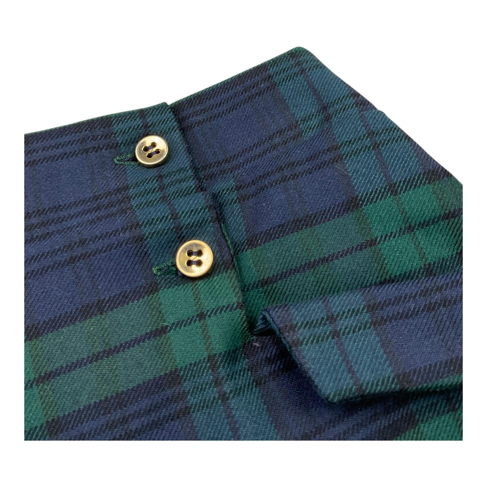 LA STUPENDERIA gonna tinta unita con fantasia a quadri Verde per Bambina TJGN72 VERDE LA STUPENDERIA 