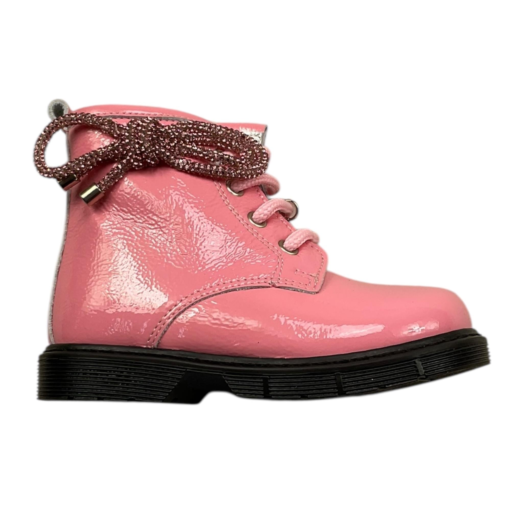 MONNALISA stivali tinta unita con zip Rosa per Neonata 83B016 ROSA MONNALISA 