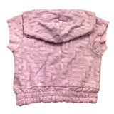 Hinnominate Felpa Mezza Manica Tinta Unita Con Cappuccio Rosa Per Bambina