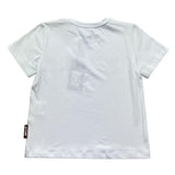 Just Cavalli T-Shirt Girocollo Tinta Unita con Stampa per Bambina JGP26220TS BIANCO JUST CAVALLI 