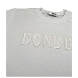 Dondup T-Shirt Girocollo Tinta Unita con Stampa per Bambina DMTS037XX BIANCO DONDUP 