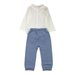 MAYORAL completo 3pz body-cardigan-pantalone Azzurro per Neonato 2516 AZZURRO MAYORAL 