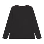 Guess Shirt Girocollo Tinta Unita con Logo per Bambino L84I29K8HM0 NERO GUESS 