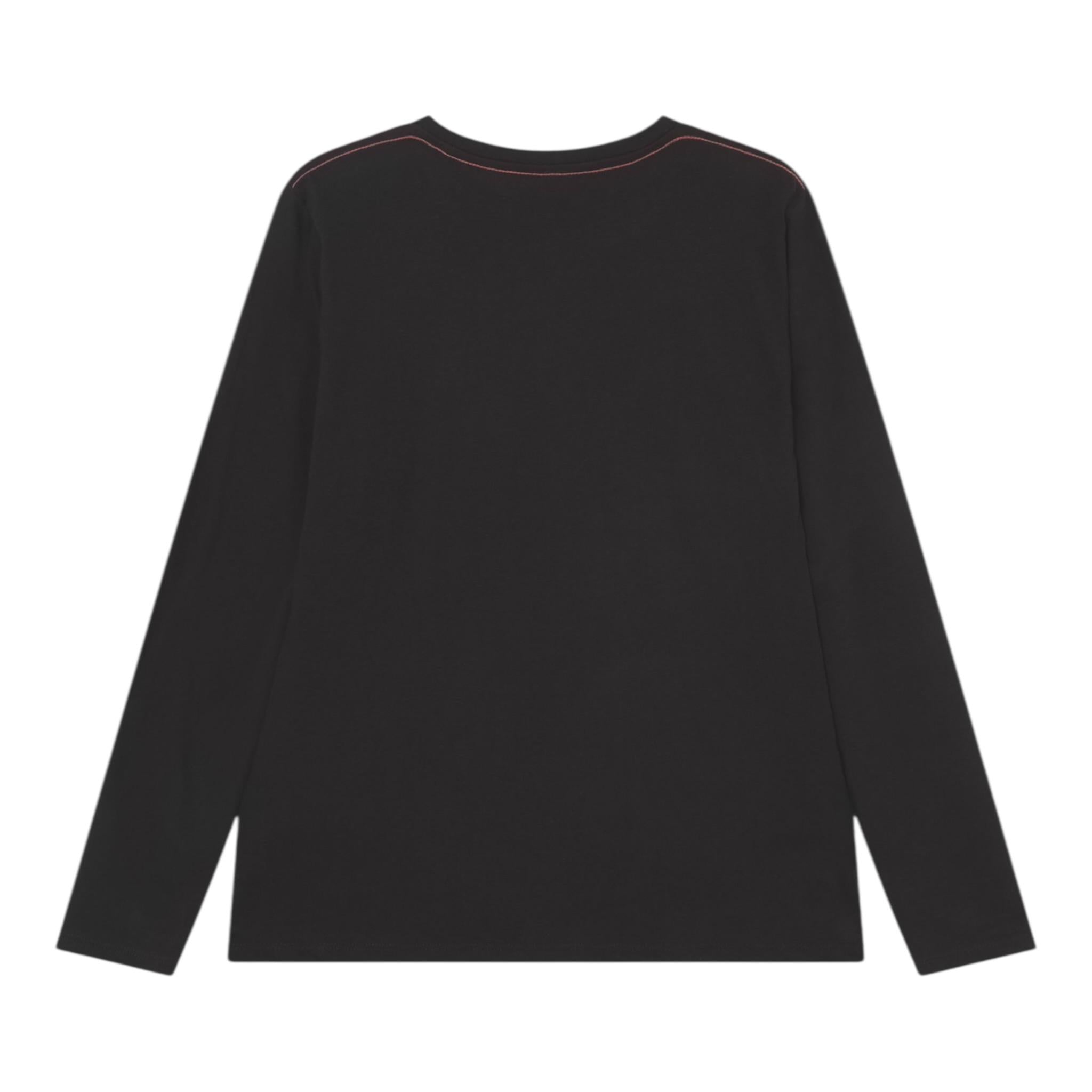 Guess Shirt Girocollo Tinta Unita con Logo per Bambino L84I29K8HM0 NERO GUESS 