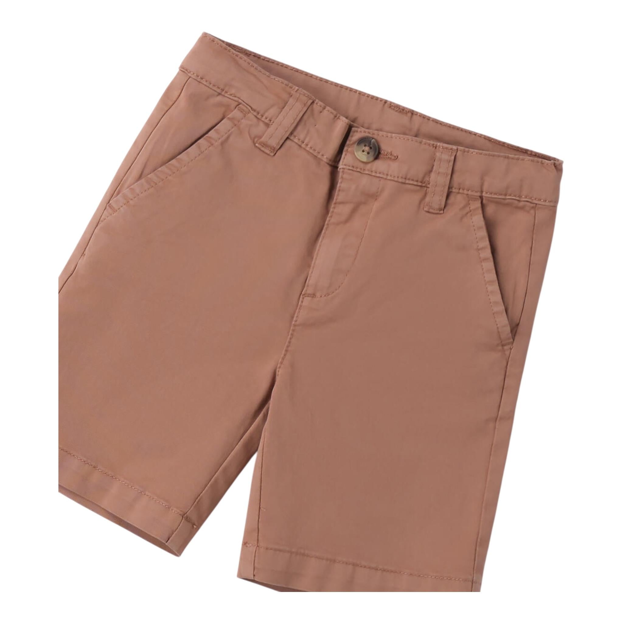 Sarabanda Bermuda Tinta Unita con Girovita Regolabile per Bambino 0B150 MARRONE SARABANDA 