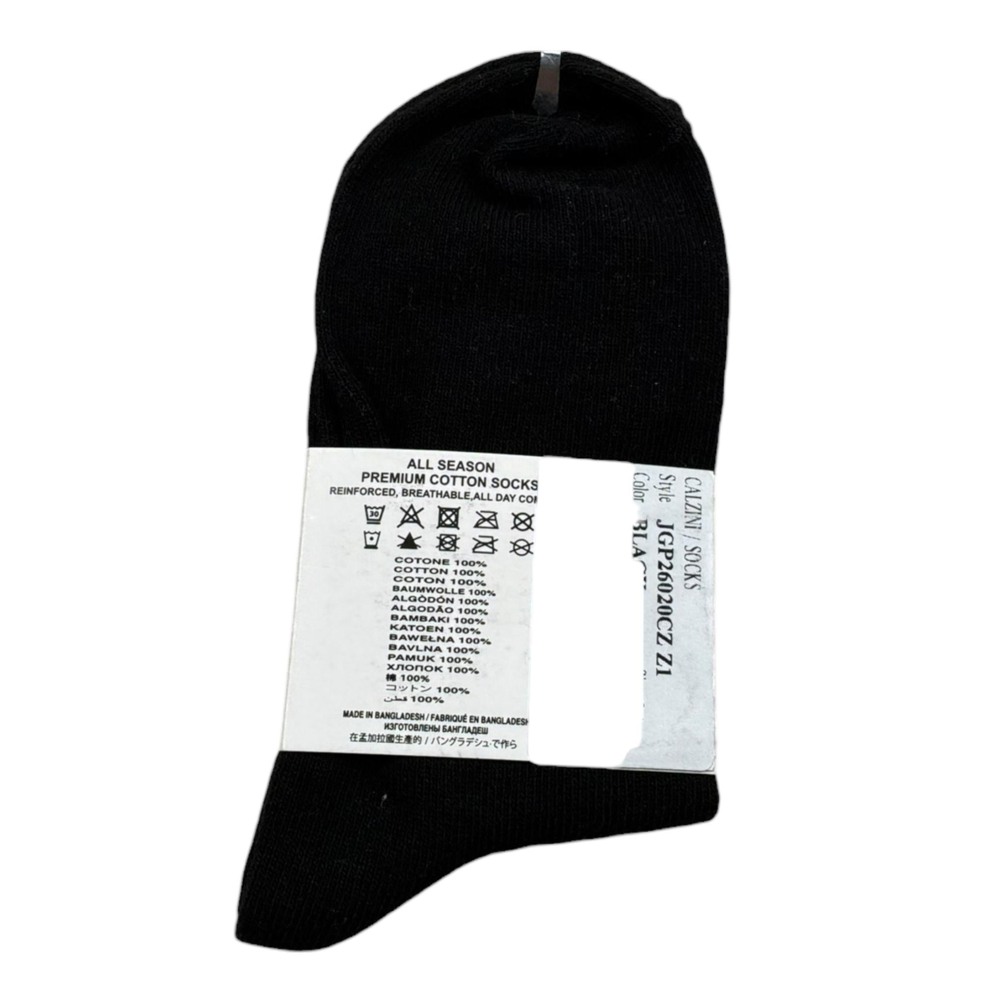 Just Cavalli Calzini Tinta Unita con Logo per Bambino JBP26007CD NERO JUST CAVALLI 