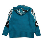 STAY STREET maglia tinta unita con cappuccio e fantasia Verde per Neonato MB803N VERDE STAY STREET 