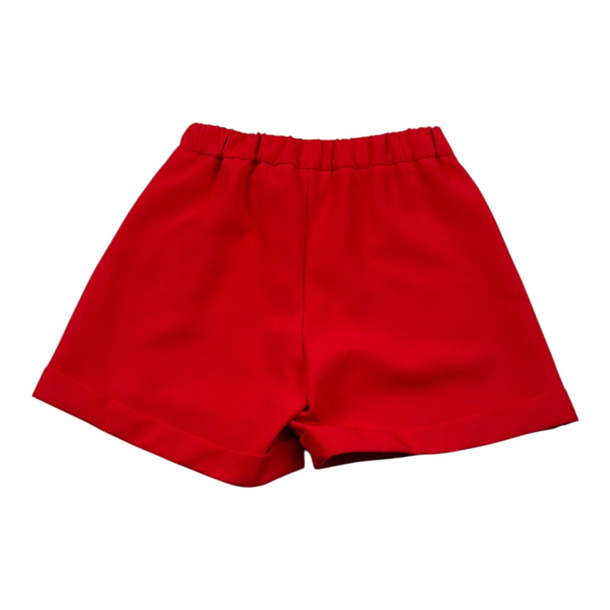 Gaelle Short tinta unita con Elastico In Vita Rosso per Bambina 2746S00546 ROSSO GAELLE 
