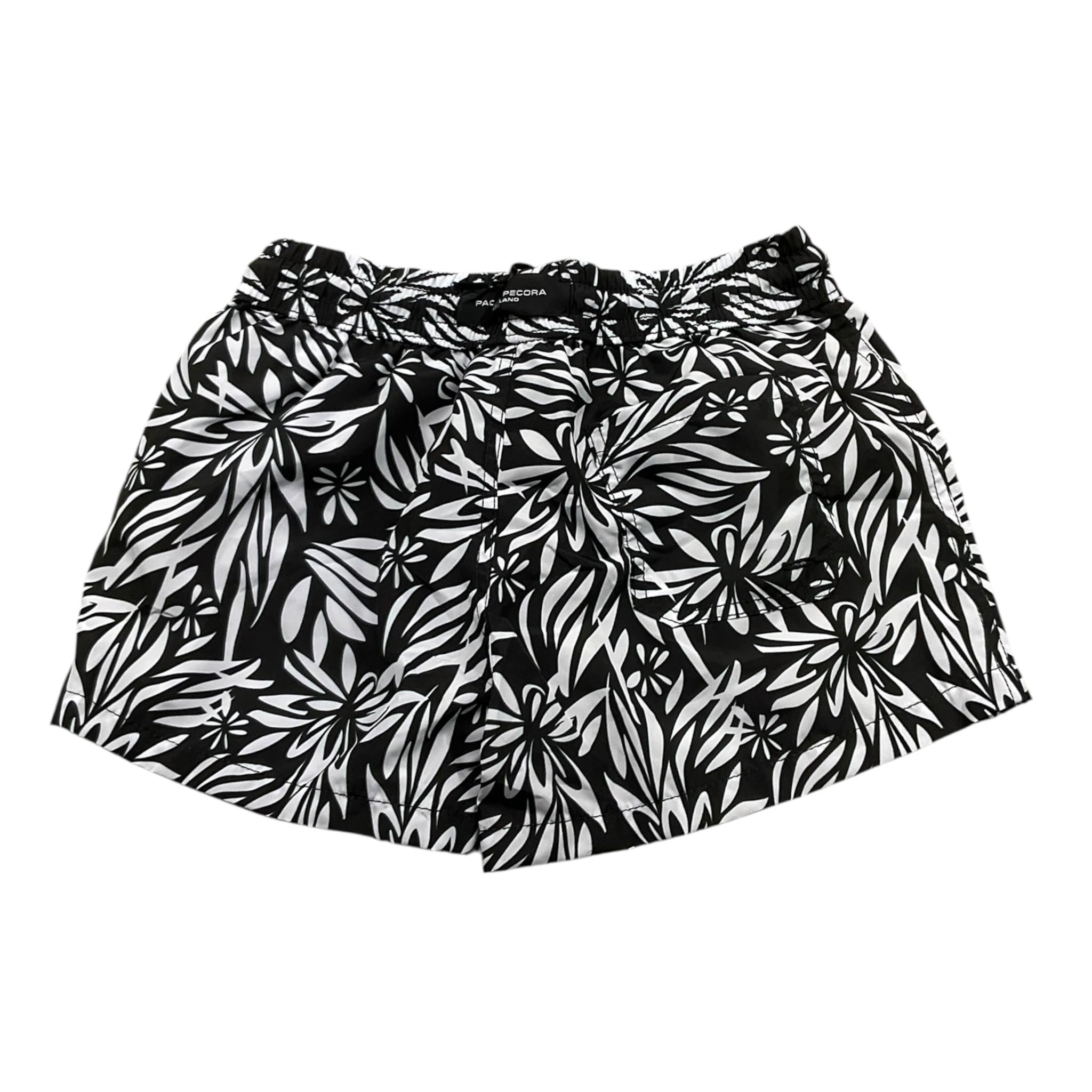 Paolo Pecora Costume Modello Boxer Tinta Unita con Fantasia per Bambino PP20011 NERO PAOLO PECORA 