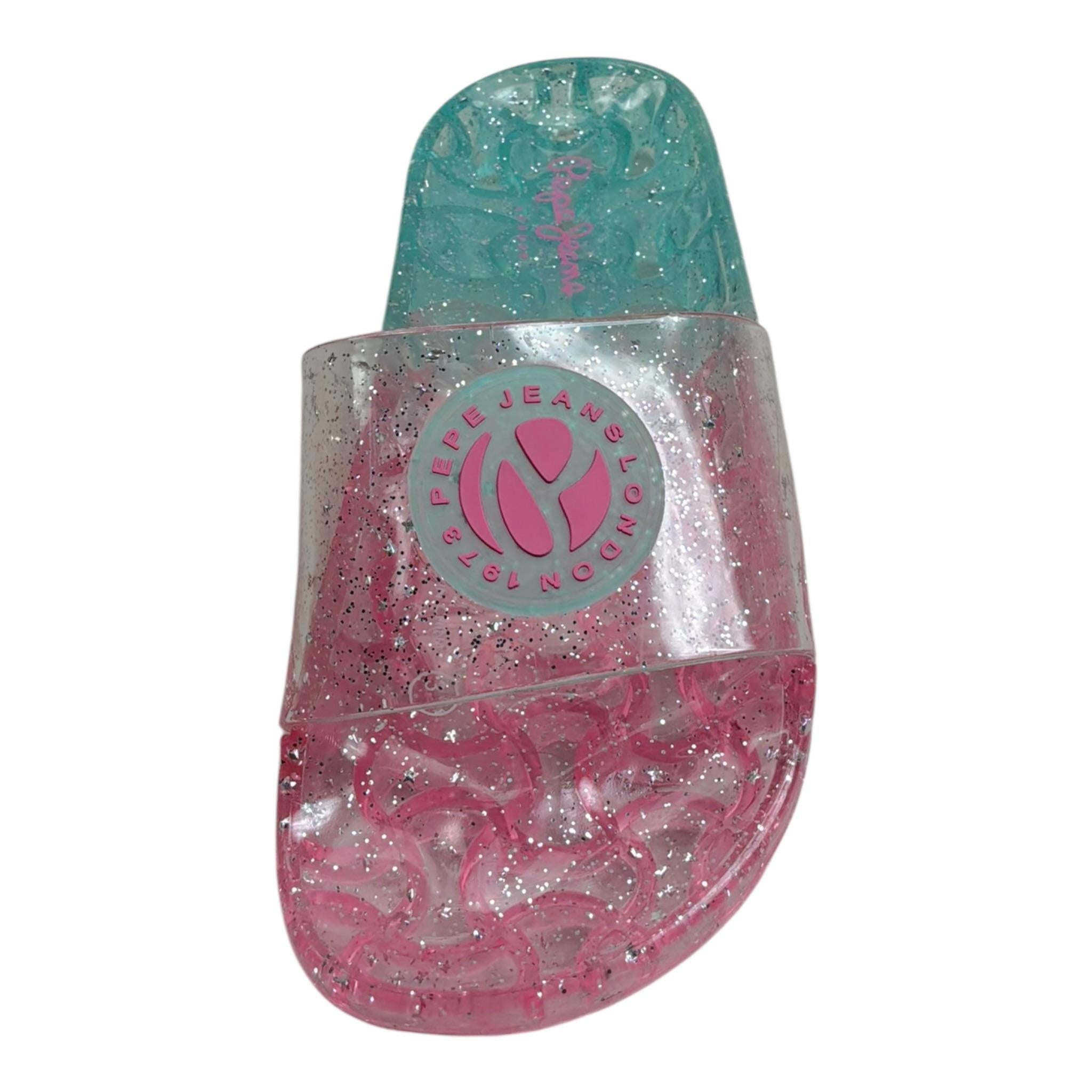 Pepe Feamo Ciabatta Bicolore con Stampa In Gomma per Bambina PGS70071 ROSA PEPE FEAMO 