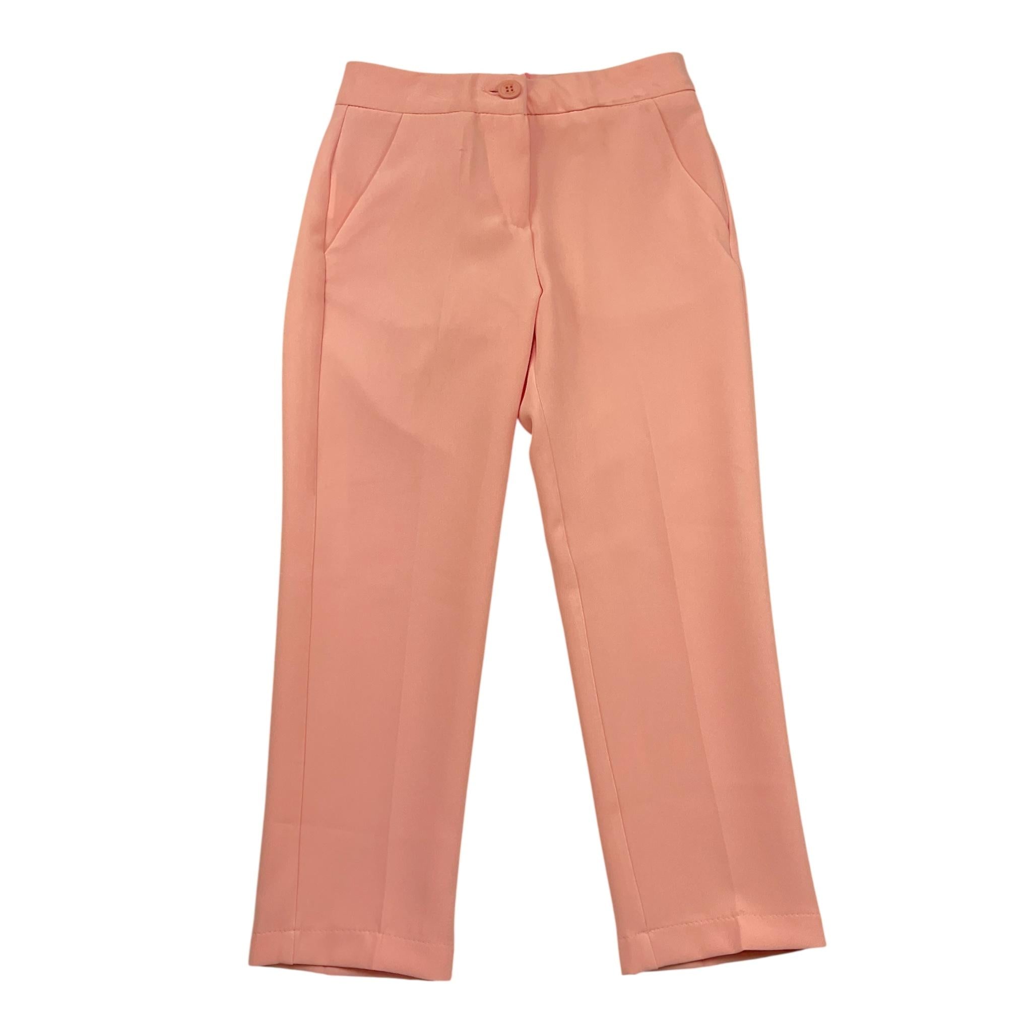 Vicolo Pantalone Tinta Unita con Girovita Regolabile per Bambina 3145P00083 ROSA VICOLO 