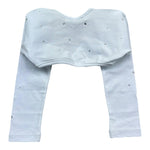 Petit Coprispalle Tinta Unita con Brillantini per Neonata S1213281S BIANCO PETIT 