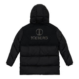 ICEBERG giubbino tinta unita con cappuccio e brillantini Nero per Bambina GBICE5353J NERO ICEBERG 