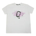 The North Face T-Shirt Girocollo Tinta Unita con Stampa per Bambina NF0A8AXFFN41XS BIANCO THE NORTH FACE 