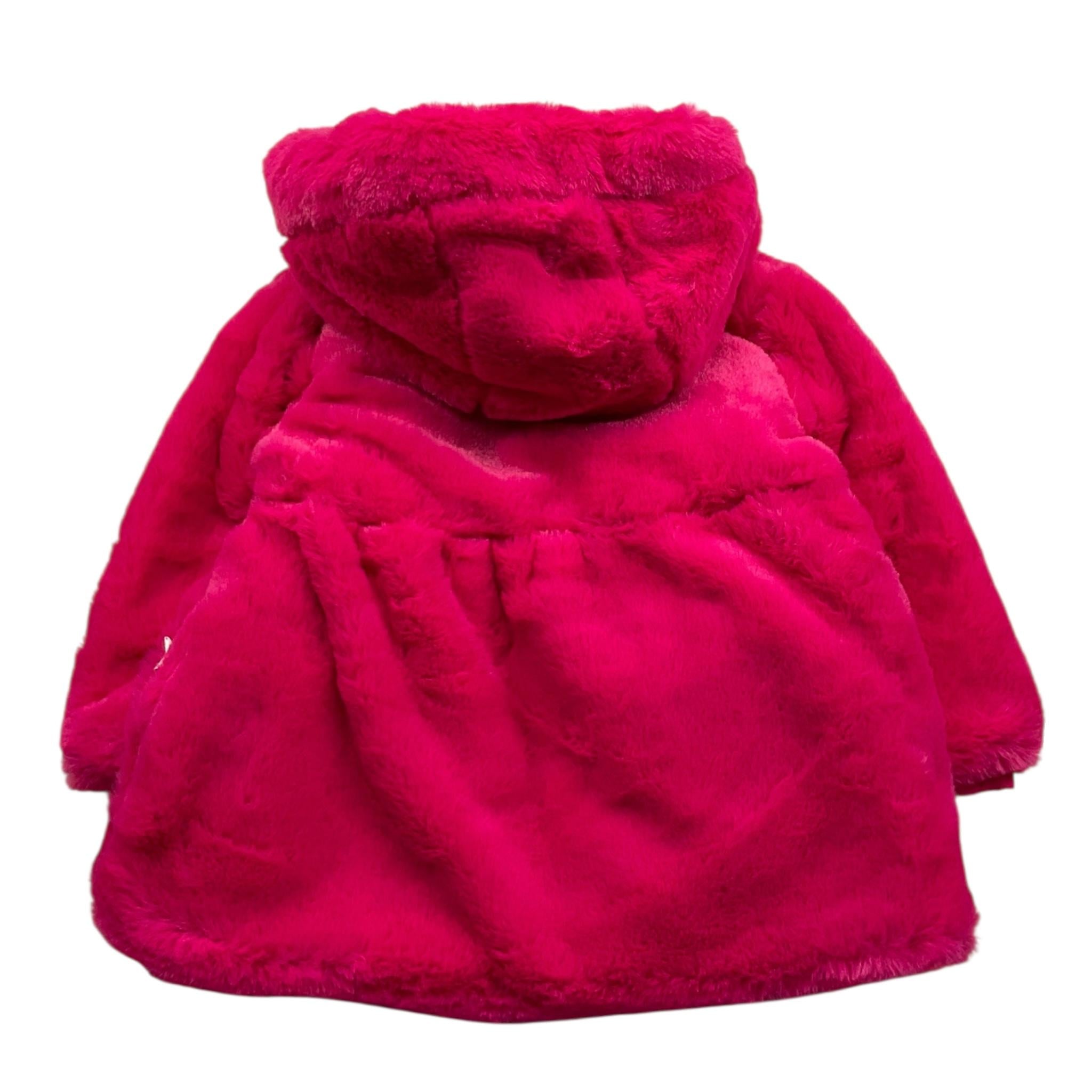 PINK BABY giubbino tinta unita reversibile con cappuccio Fuxia per Neonata YC3052 FUXIA PINK BABY 