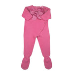 Cnd Tutina Tinta Unita con Fiocco per Neonata 55933010 FUXIA CND 