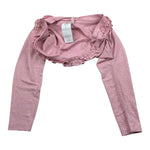 Monnalisa Coprispalle Tinta Unita con Rouches per Bambina 175800 ROSA MONNALISA 