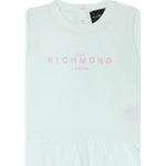 John Richmond Abito tinta unita con Stampa Verde Acqua per Neonata RIP25005VEXXX VERDE ACQUA JOHN RICHMOND 