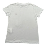 Manuel Ritz T-Shirt Girocollo Tinta Unita con Stampa per Bambino MR3124 BIANCO MANUEL RITZ 
