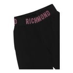 JOHN RICHMOND leggins tinta unita con elastico logato Nero per Neonata RIA24009LE NERO JOHN RICHMOND 
