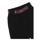 JOHN RICHMOND leggins tinta unita con elastico logato Nero per Neonata RIA24009LE NERO JOHN RICHMOND 