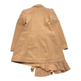 HATE LOVE abito tinta unita modello giacca Beige per Bambina OJDR00488 BEIGE HATE LOVE 