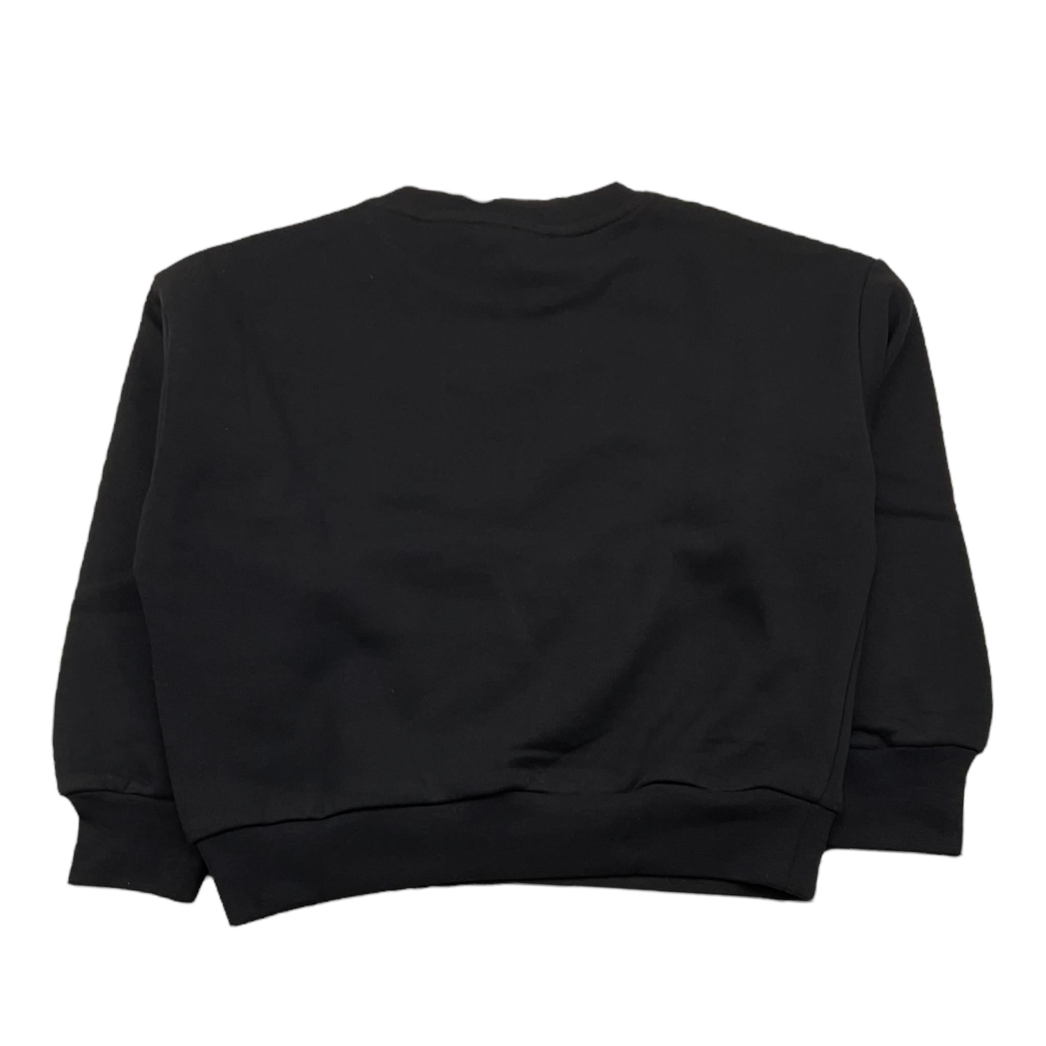 ICEBERG felpa chiusa girocollo tinta unita con brillantini Nero per Bambina MFICE5357J NERO ICEBERG 