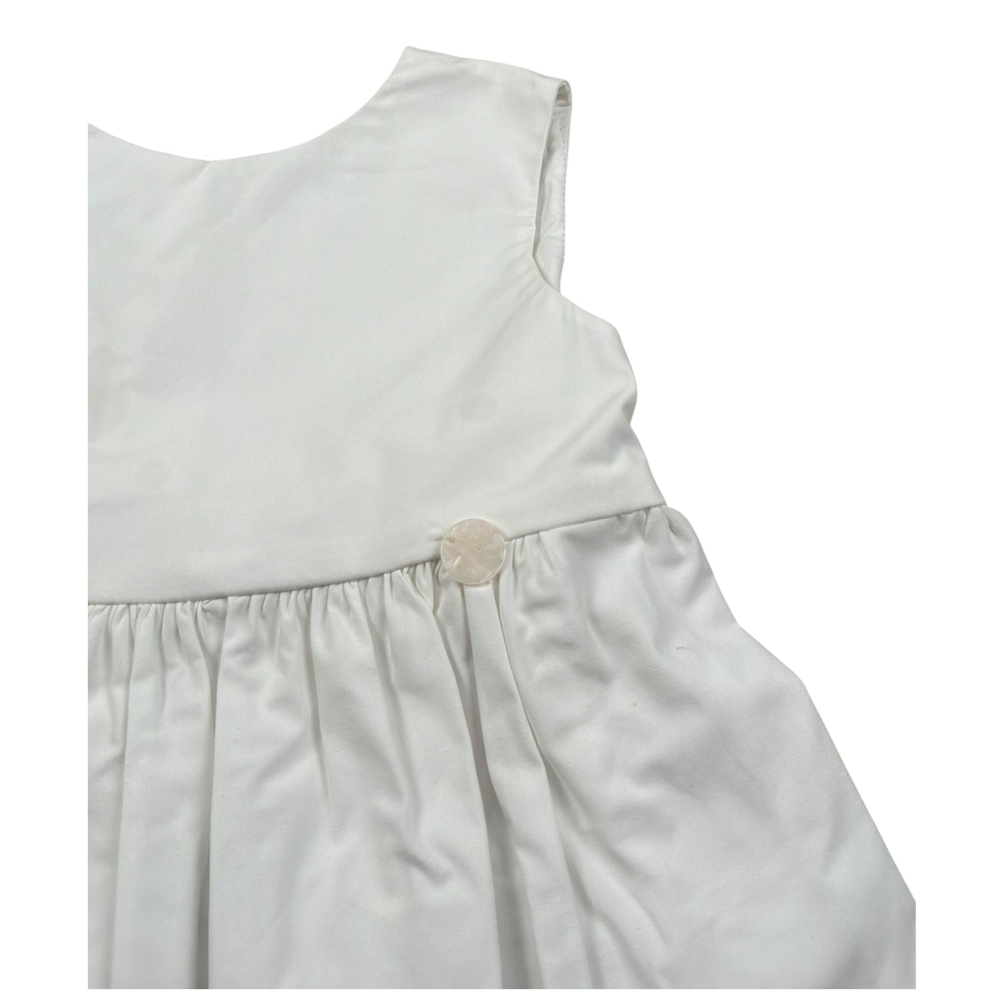 Le Bebe Camicia Giromanica Tinta Unita per Bambina LBG5822J BIANCO LE BEBE 