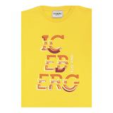 Iceberg T-Shirt Girocollo Tinta Unita per Bambino TSICE5116J GIALLO ICEBERG 