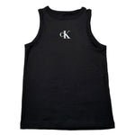 Calvin Klein Canotta Tinta Unita con Logo per Bambina IG0IG02435XX NERO CALVIN KLEIN 