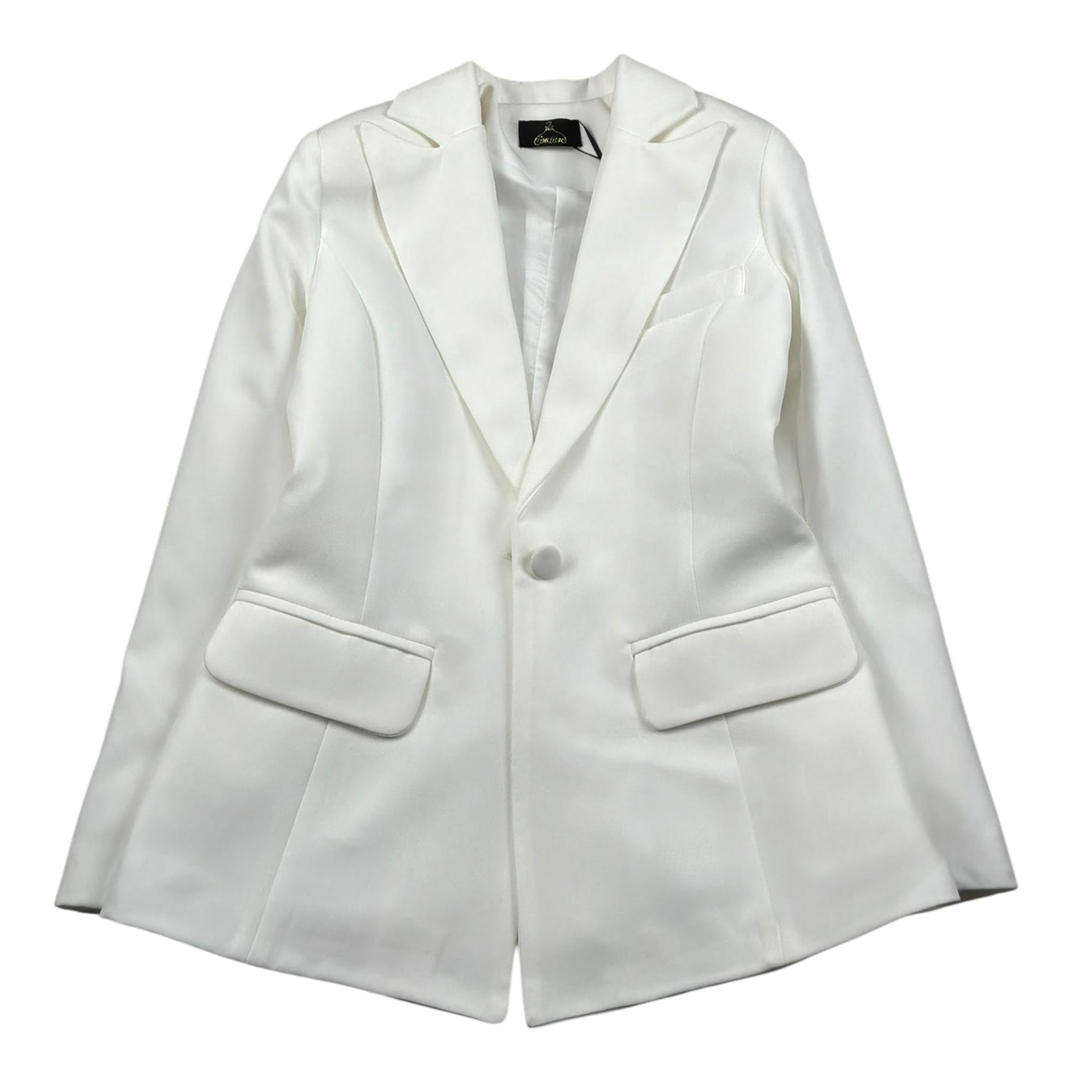 Fun & Fun Giacca Tinta Unita per Bambina FNCJJK16374XX PANNA FUN & FUN 