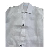 Manuel & Frank Camicia Tinta Unita Manica Lunga Modello Body per Neonato MF3177I BIANCO MANUEL & FRANK 