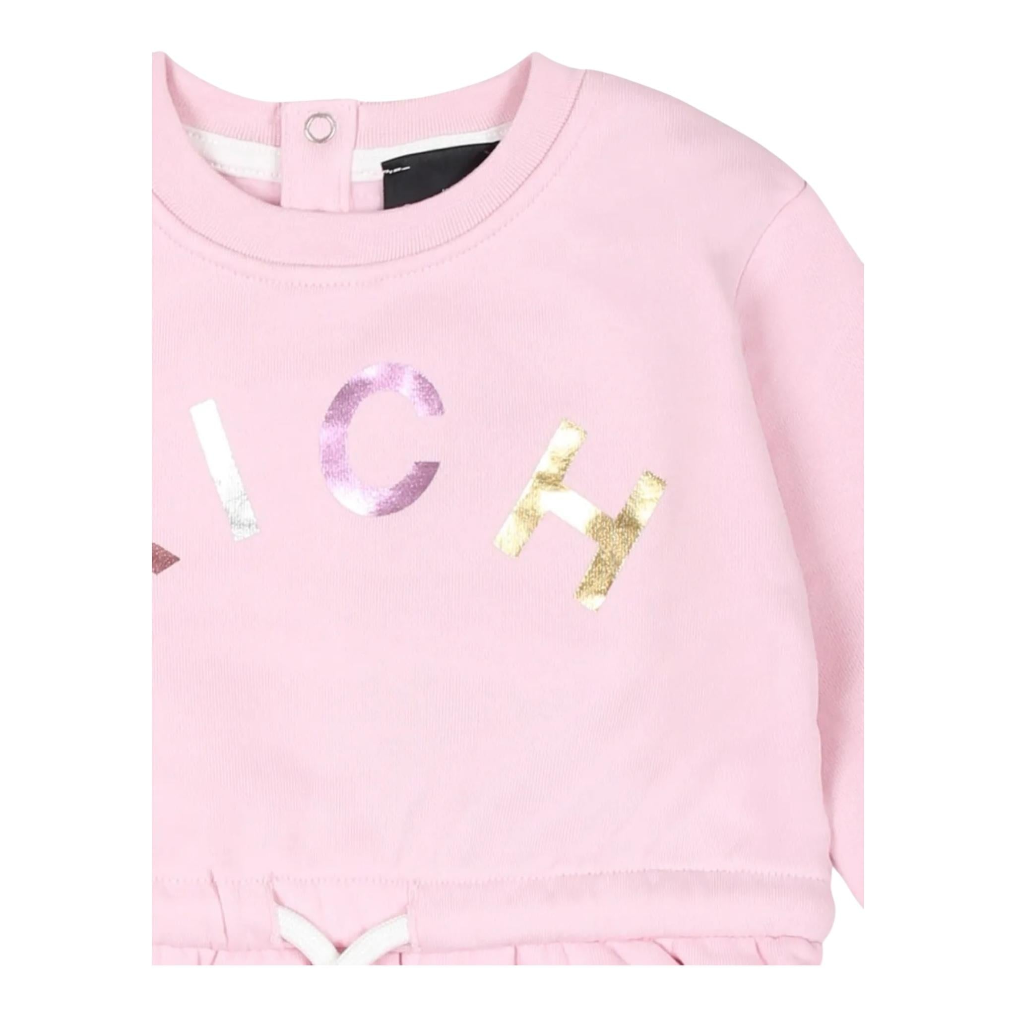 JOHN RICHMOND abito tinta unita girocollo Rosa per Neonata RIA24055VE ROSA JOHN RICHMOND 