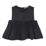 Patrizia Pepe Camicia Giromanica tinta unita Nero per Bambina 7C0240 NERO PATRIZIA PEPE 