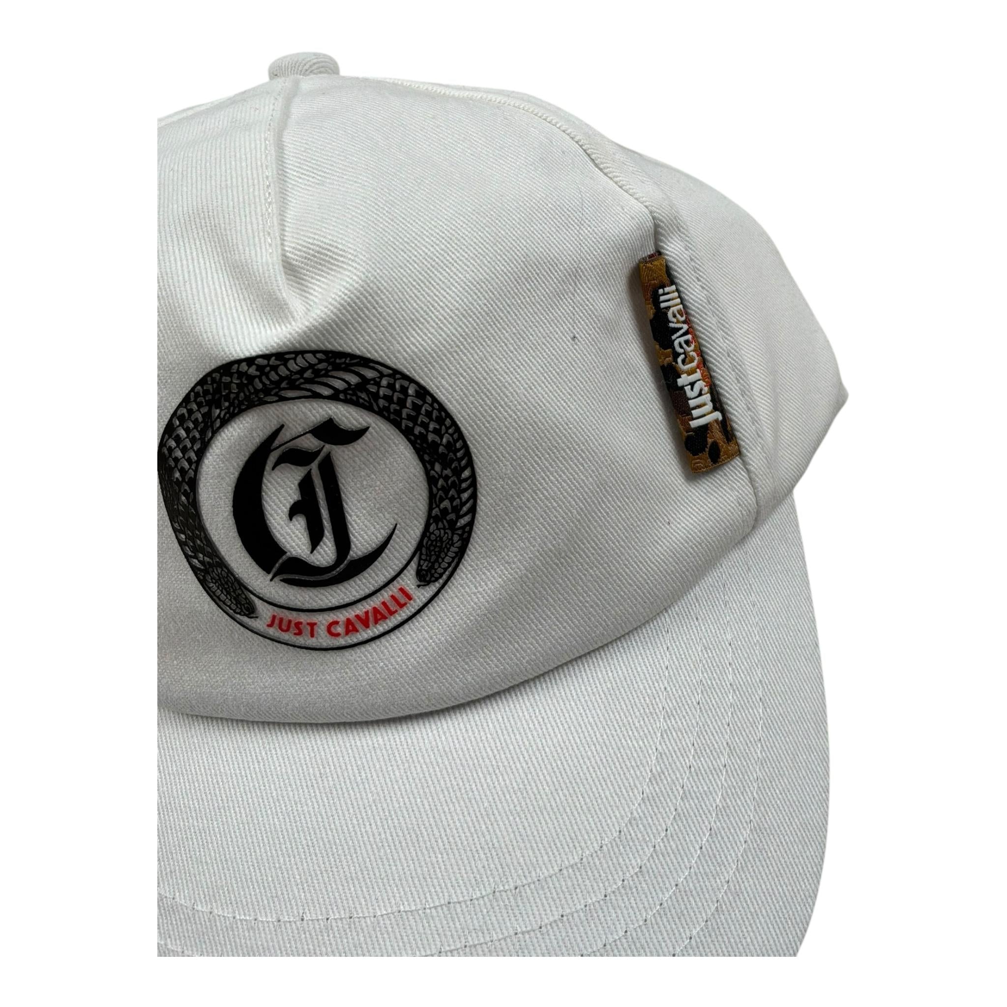 Just Cavalli Cappello Berretto Tinta Unita con Logo per Neonato JIP26060BT BIANCO JUST CAVALLI 