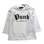 JOHN RICHMOND shirt tinta unita girocollo con stampa Bianco per Neonato RIA25121TS BIANCO JOHN RICHMOND 