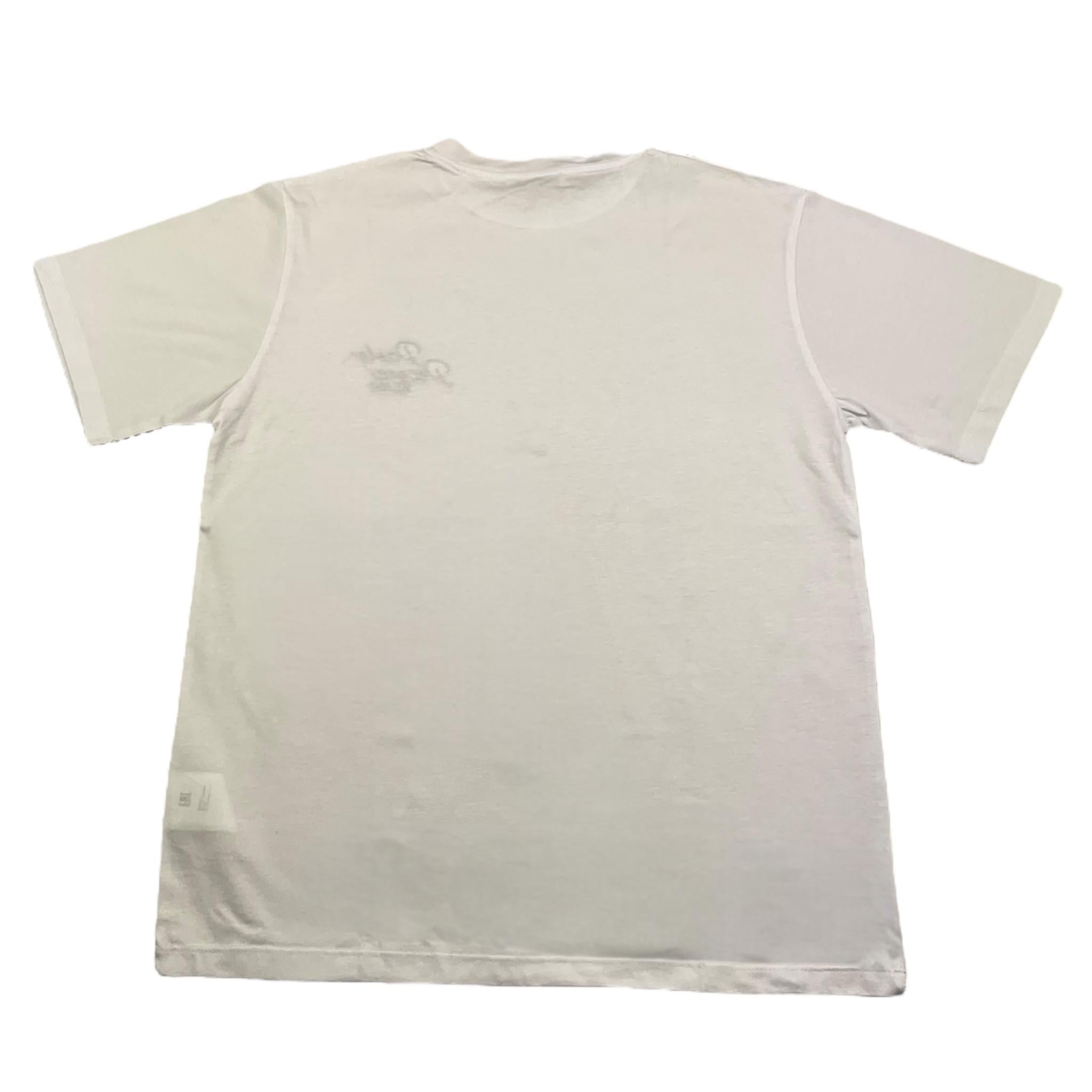 Paolo Pecora T-Shirt Girocollo Tinta Unita con Stampa per Bambino PP4051 BIANCO PAOLO PECORA 