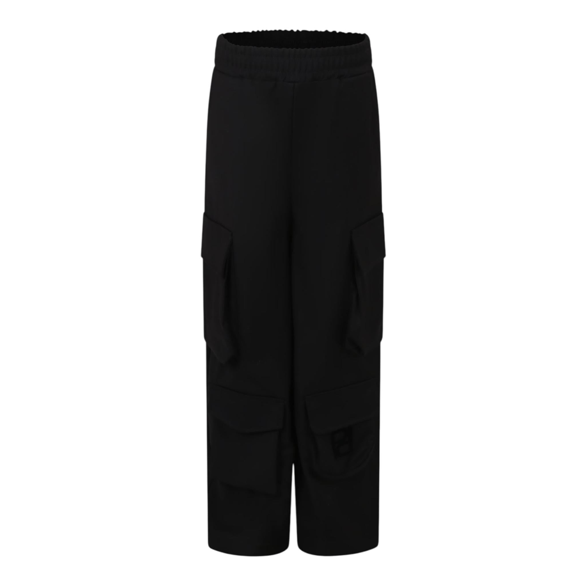 PINKO pantalone tinta unita con tasconi Nero per Bambina F4PIJGPA106X NERO PINKO 