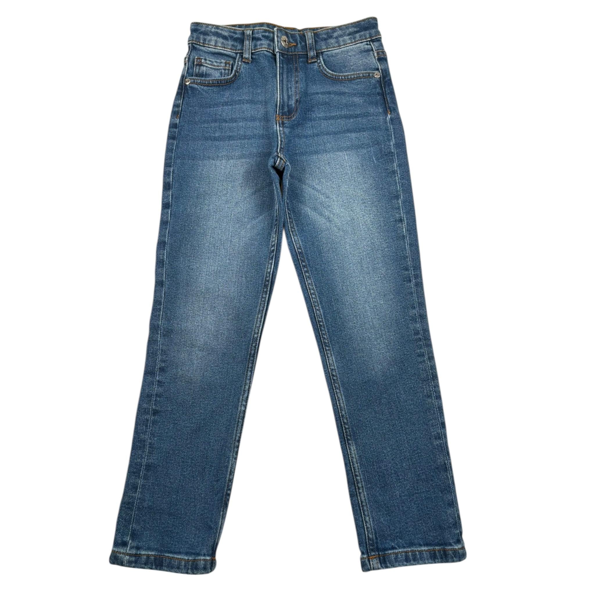 John Richmond Jeans Tinta Unita con Girovita Regolabile per Bambino RBP24086JE AZZURRO JOHN RICHMOND 
