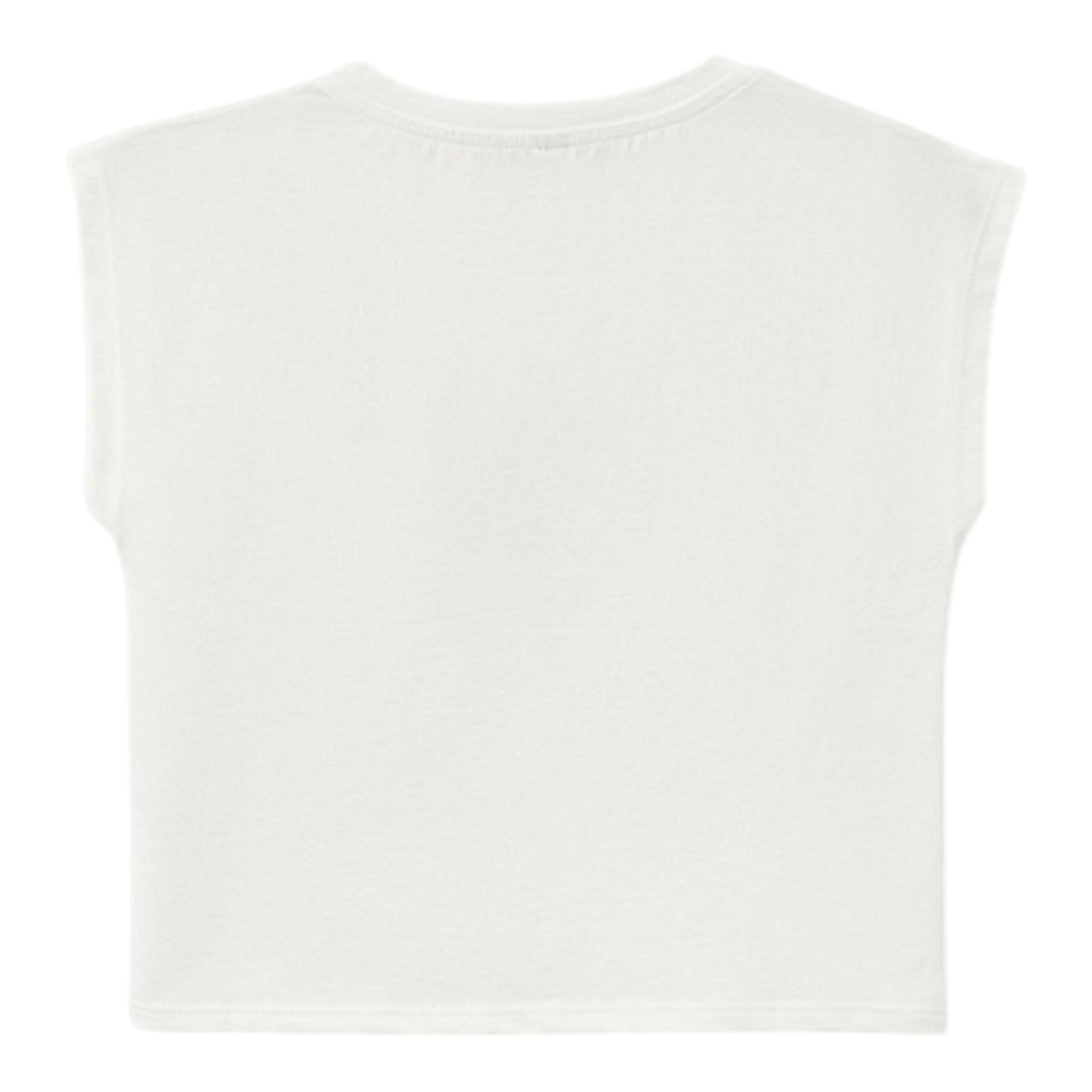 Dixie T-Shirt Tinta Unita Girocollo con Stampa per Bambina MBC6030G50 BIANCO DIXIE 