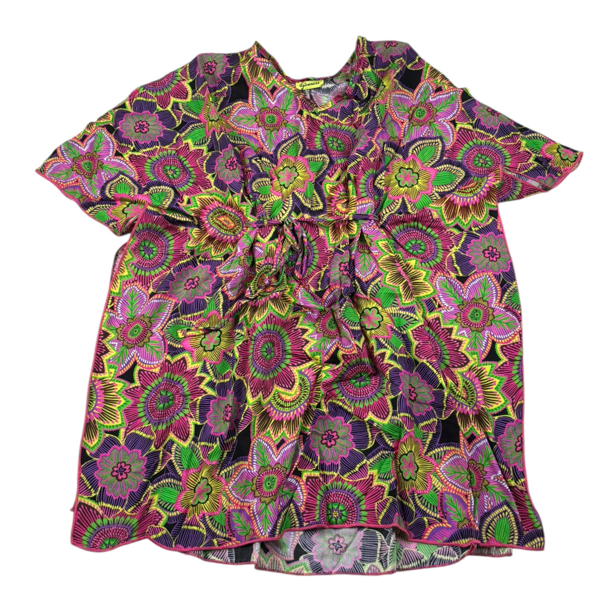 4Giveness Camicia Modello Kimono Multicolor con Fantasia per Bambina FGCG3892 MULTICOLOR 4GIVENESS 