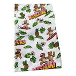Moschino Costume Tinta Unita con Stampe In Contrasto per Bambino HLU01M BIANCO MOSCHINO 