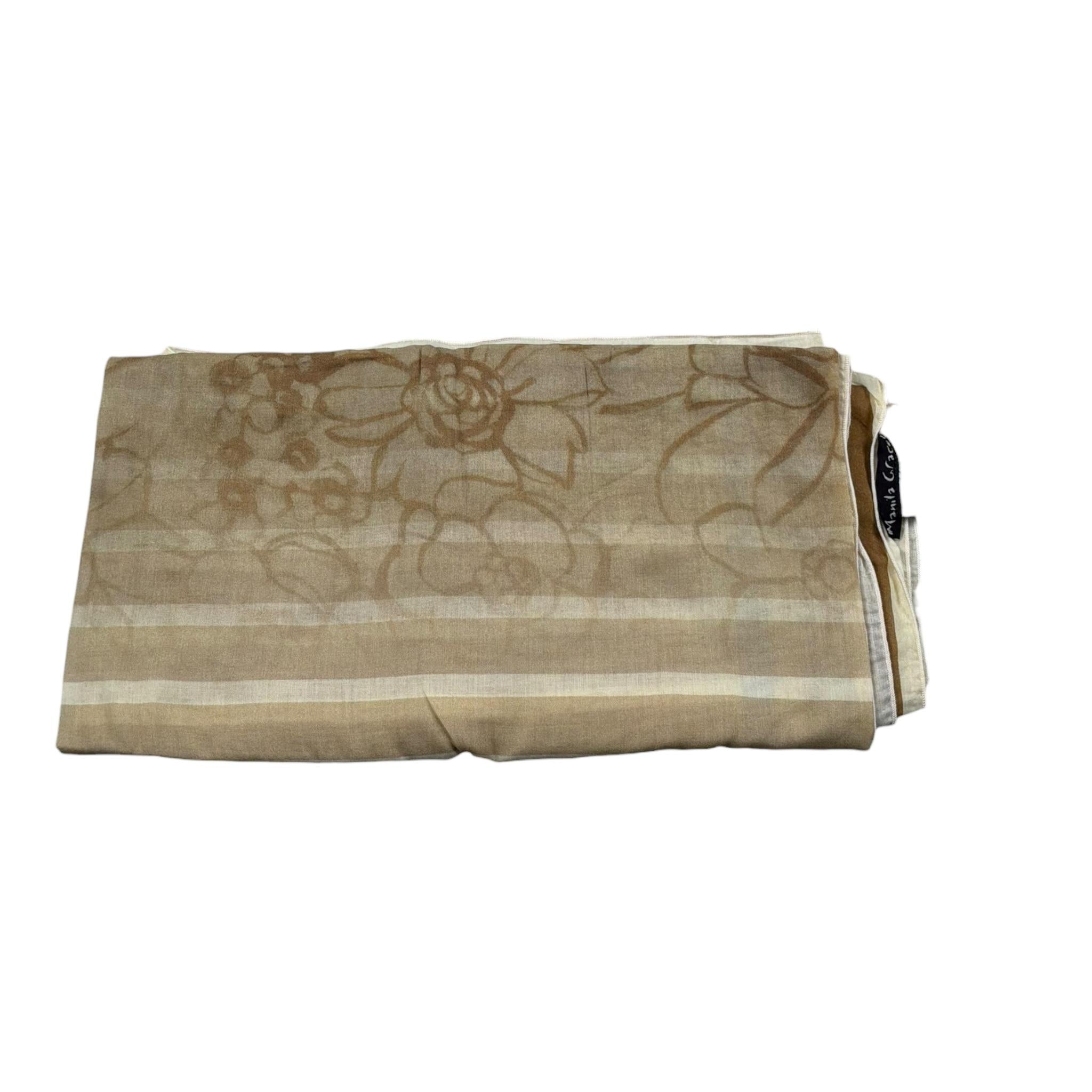 Manila Grace Foulard Stampa Fantasia per Bambina MG2689 BEIGE MANILA GRACE 